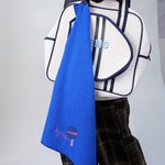 Personalised Embroidered Pickleball Paddle Design Waffle Towel with Name and Hanging Clip Birthday Sport Accessories Gift for Pickleball Sport Lover