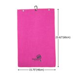 Personalised Embroidered Pickleball Paddle Design Waffle Towel with Name and Hanging Clip Birthday Sport Accessories Gift for Pickleball Sport Lover