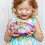 Personalisierte Regenbogen Hase Anzug Cartoon-Charakter füllbare Osterei mit Namen Urlaub Korb Stuffers Ostern Party Favors Geschenk für Jungen Mädchen