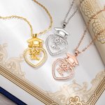 Personligt Grad Cap Zircon hjärthalsband med namn och årsklass 2025 Graduation Födelsedagspresent för akademiker