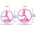 Personalized Multi-Color 3D Soccer Player Children Room Sign with Name Wall Decoration Team Game Day Birthday Housewarming Gift for Children Teens