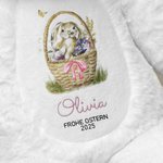Personalisierter Mein Erstes Osterfest Niedlicher Oster Plüschhase mit Namen und Jahr Ostern Baby Party Geschenk für Kinder