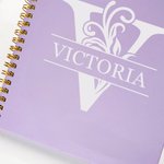 Personalised Floral Initial 2025 Planner Spiral A5 Name Notebook with Weekly and Monthly Planning Pages Graduation New Year Gift for Family Friends