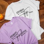 Personalized Mom Est Grandma Est Shirt Sweatshirt Hoodie Mother's Day Thanksgiving Christmas Gift for Grandma