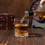 Bicchiere da whisky What A Fucking Day personalizzato con testo inciso festa del papà regalo di compleanno e pensionamento per uomini