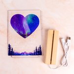 The Night Our Story Began -- Personalized Date Text -- LED Night Light