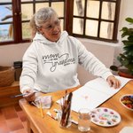 Personalized Mom Est Grandma Est Shirt Sweatshirt Hoodie Mother's Day Thanksgiving Christmas Gift for Grandma