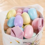 Personalisierter Niedlicher Osterhase Korb mit Namen und Hasenohren Wiederverwendbare Eimertasche Eiersuche Ostern Geschenk für Jungen Mädchen