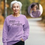 Personalized Mom Est Grandma Est Shirt Sweatshirt Hoodie Mother's Day Thanksgiving Christmas Gift for Grandma