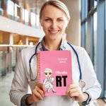 Henkilökohtainen sarjakuva 2025 Planner Spiral A5 Nimi Muistikirja viikoittain ja kuukausittain suunnittelusivut Syntymäpäivä Uusi vuosi lahja lääketieteelliselle henkilökunnalle