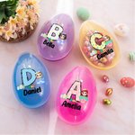 Personalisierte Ostereier Cartoon Character Fillable Jumbo Osterei mit Namen Korb Stuffers Ostern Party Geschenk für Kinder