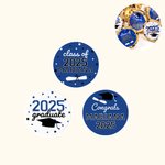 Personalized Graduation Stickers for Chocolate Sweets 252 Pcs Class of 2025 Graduation Party Favors