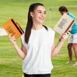 Personalized Top Ten Golfers Name A5 Leather Notebook Wooden Pen Set with 100 Lined Pages Birthday Best Wishes Gift for Golf Lovers