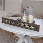 Personalized Wooden Love Sign Couple Names Plate Rustic Home Decoration Wedding Anniversary Valentine's Day for Couple
