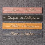 Personalized Wooden Love Sign Couple Names Plate Rustic Home Decoration Wedding Anniversary Valentine's Day for Couple