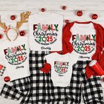 Personalized Family Christmas 2025 Making Memories Together T-shirt Sweatshirt Baby Onesie Christmas Gift for Mother Father Kids