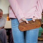 Personalized Empty Your Pockets Wooden Catchall Tray with Engraved Title and Name Desktop Storage Organizer Father's Day Birthday Gift for Men