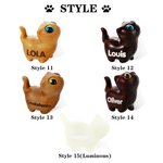 Personalised Mini Cute Cat Wooden Carved Statue Collectible Figurine with Engraved Name Handmade Home Desk Decor Birthday Gift for Cat Lovers