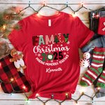 Personalized Family Christmas 2025 Making Memories Together T-shirt Sweatshirt Baby Onesie Christmas Gift for Mother Father Kids