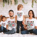 Personalized Family Christmas 2025 Making Memories Together T-shirt Sweatshirt Baby Onesie Christmas Gift for Mother Father Kids