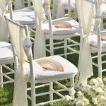 Personalized Sandalwood Folding Fans with Engraved Text Set of 6 Wedding Party Gift for Bride Bridesmaid