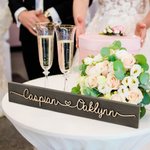 Personalized Wooden Love Sign Couple Names Plate Rustic Home Decoration Wedding Anniversary Valentine's Day for Couple