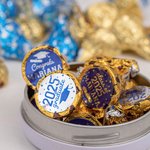 Personalized Graduation Stickers for Chocolate Sweets 252 Pcs Class of 2025 Graduation Party Favors