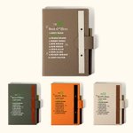 Personalized Top Ten Golfers Name A5 Leather Notebook Wooden Pen Set with 100 Lined Pages Birthday Best Wishes Gift for Golf Lovers