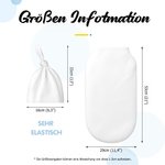 Personalisiertes Weiches Niedliches Tier 100% Baumwolle Schlafsack und Knotenmütze Set mit Initiale Namen Babyparty Taufe Geschenk für Neugeborene