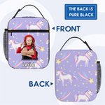 Sac à lunch isotherme personnalisé avec nom et pochette portable pour l'école, le pique-nique et l'anniversaire Cadeau d'anniversaire pour les enfants