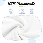 Personalisiertes Weiches Niedliches Tier 100% Baumwolle Schlafsack und Knotenmütze Set mit Initiale Namen Babyparty Taufe Geschenk für Neugeborene