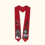 Personalized Unisex Embroidered Graduation Stole with Text and Photo Class of 2025 Graduation Gift for Graduates