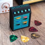 Support de médiator de guitare imprimé en 3D avec nom Accessoire de guitare personnalisé Cadeau d'anniversaire pour les joueurs de guitare et les amoureux de la musique