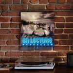 Présentoir de Disques Vinyles Personnalisé avec Texte Lumière Colorée Changeable Console en Acrylique Cadeau Anniversaire pour Mélomane