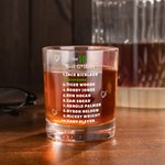 Personalised Top 10 Best Golfers 10oz Old Fashioned Whiskey Rocks Glass with Name  Funny Birthday Gift for Golf Lover Whiskey Lover