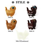 Statuetta di gatto in legno personalizzata con nome inciso decorazione fatta a mano idea regalo di compleanno per amanti dei gatti