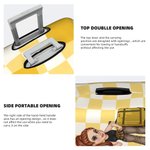 Personalized Y2K Cartoon Character 18-32 Inches Plaid Luggage Cover with Name Travel Accessories Birthday Gift for Men Women