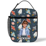 Sac à lunch isotherme personnalisé avec nom et pochette portable pour l'école, le pique-nique et l'anniversaire Cadeau d'anniversaire pour les enfants