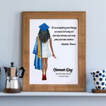 Custom Graduation Keepsake Print For Her