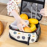 Sac à lunch isotherme personnalisé avec nom et pochette portable pour l'école, le pique-nique et l'anniversaire Cadeau d'anniversaire pour les enfants