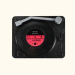 Sous-verre personnalisé de code de musique et de liste de lecture