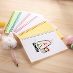 Personalized Easter Eggs Cartoon Character Spiral Notebook and Pom Pom Pen Set with Initial and Name Back to School Easter Gift for Boys Girls