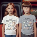 Personalized Autism Awareness Neurodiverse Universe 100% Cotton T-shirt with Name World Autism Day Birthday Care Gift for Autism Sped Teacher