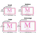 Personalized Peter Rabbit Plaid Biscuit Tin Box with Name and Initial Easter Party Storage Accessories Gift for Kids