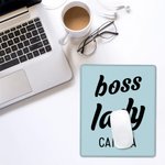 Personalisierte Boss Lady Anti-Rutsch-Mauspad mit Namen Computer-Zubehör Büro Geburtstag Geschenk für Freund Familie Kollege