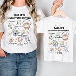 Personalized Autism Awareness Neurodiverse Universe 100% Cotton T-shirt with Name World Autism Day Birthday Care Gift for Autism Sped Teacher