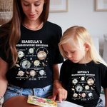 Personalized Autism Awareness Neurodiverse Universe 100% Cotton T-shirt with Name World Autism Day Birthday Care Gift for Autism Sped Teacher