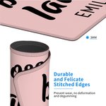 Personalisierte Boss Lady Anti-Rutsch-Mauspad mit Namen Computer-Zubehör Büro Geburtstag Geschenk für Freund Familie Kollege