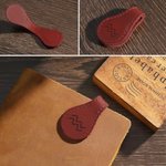 Personalized Zodiac Paw Print Heart Leather Magnetic Bookmark Clip with Initial Reading Stationery Supplies Birthday Gift for Bookworms Book Lovers