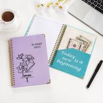 Henkilökohtainen linja syntymä kukka nimi 2025 Planner A5 Notebook viikoittain kuukausittain suunnittelu sivut ja välilehdet uusi vuosi syntymäpäivälahja kollegoille ystävät